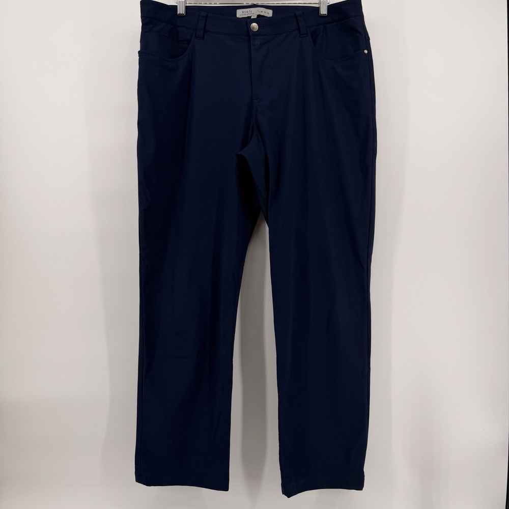Rye 51 Voyager Collection Mens 40x31 Navy Blue Performance 5-Pocket Pants